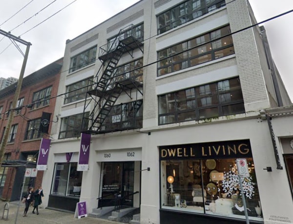 1060-1067 Homer Street exterior picture retail Real estate land investment opportunity in Vancouver British Columbia sold by LUK Real Estate Group