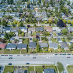 West 49th Land Assembly Vancouver Townhome Development aerial top view