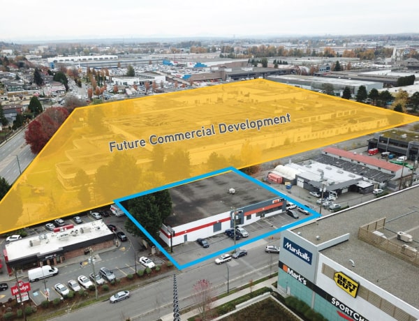 8130 Ontario Street exterior picture Commercial Real estate land investment opportunity in Vancouver British Columbia sold by LUK Real Estate Group