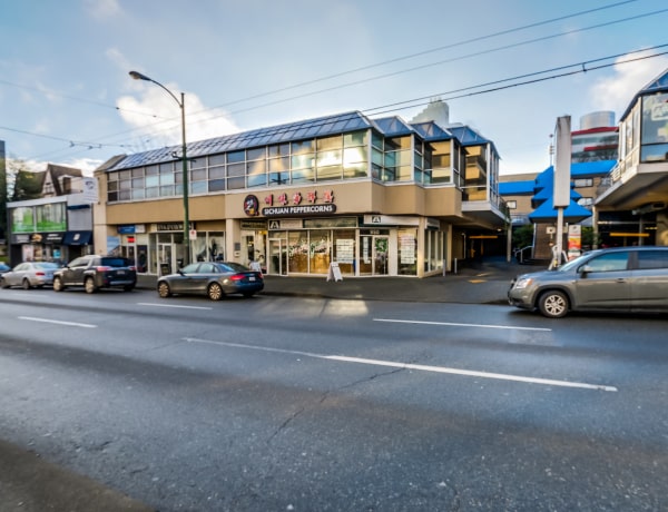 950 West Broadway facade picture Office Development site sold in Vancouver by LUK commercial real estate group