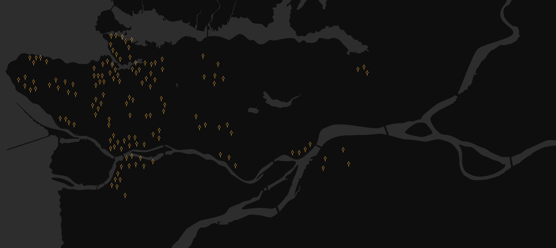 Commercial real estate Map Vancouver