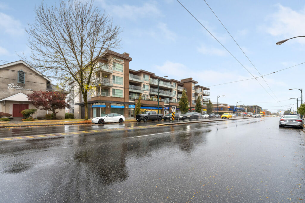 1821-1831 Renfrew Street facade picture retail strata investment for sale in Vancouver by LUK commercial real estate group