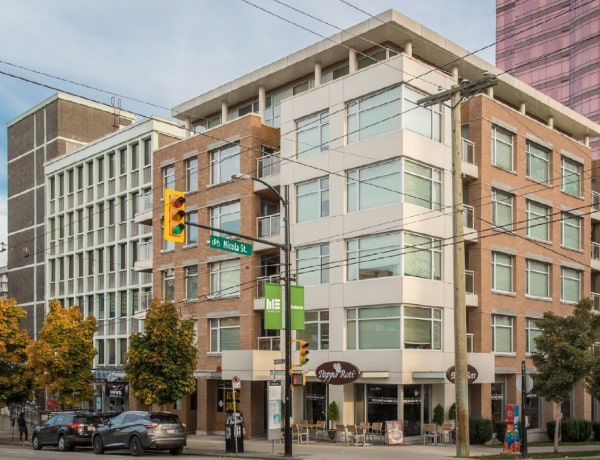 767-787 Nicola Street facade picture retail Retail Mixed-Use Multifamily strata investment for sale in Vancouver by LUK commercial real estate group